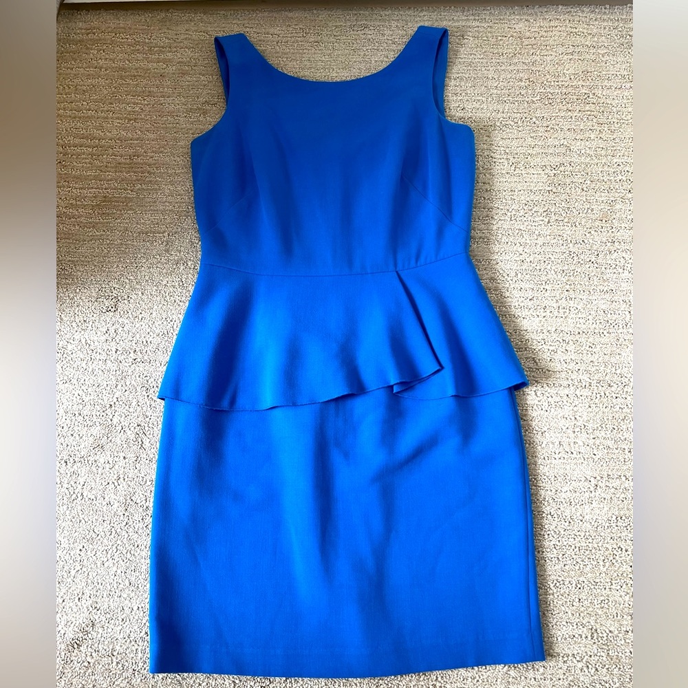 Blue work dress